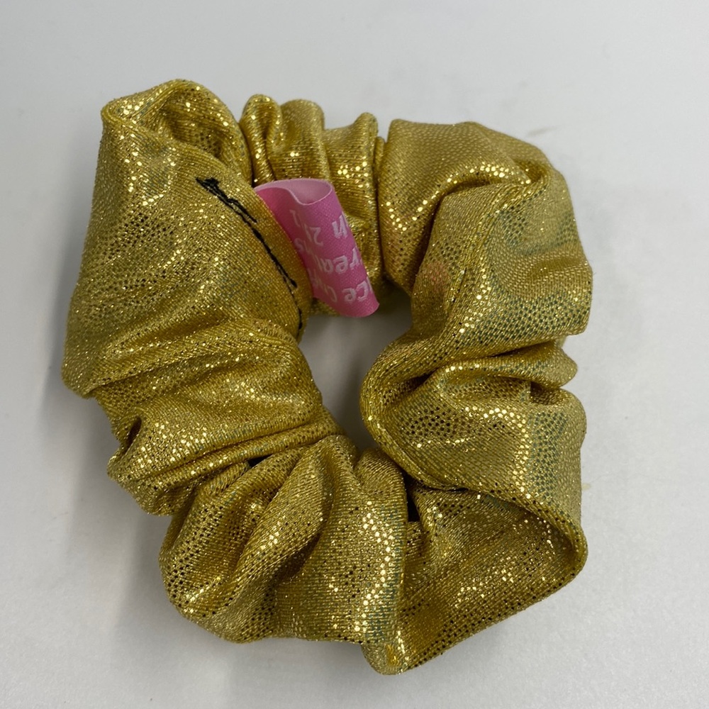 Handmade Gold Scrunchie - Picture 2 of 2